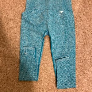 Blue Gymshark leggings. Size medium